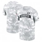 Men's San Francisco 49ers Arctic Camo 2024 Salute To Service Performance T Shirt