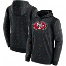 Men's San Francisco 49ers Black 2021 Crucial Catch Therma Pullover Hoodie