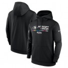 Men's San Francisco 49ers Black 2022 Crucial Catch Therma Performance Pullover Hoodie