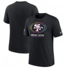 Men's San Francisco 49ers Black 2024 Crucial Catch T Shirt
