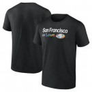 Men's San Francisco 49ers Black City Pride Team V Neck T Shirt