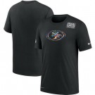 Men's San Francisco 49ers Black Crucial Catch Sideline Performance T Shirt 409