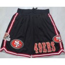 Men's San Francisco 49ers Black Just Don Shorts
