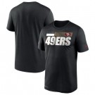 Men's San Francisco 49ers Black ideline Impact Legend Performance T Shirt 544
