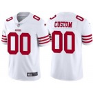 Men's San Francisco 49ers Customized Limited White 2022 Vapor Jersey
