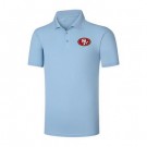 Men's San Francisco 49ers Light Blue Eclipse Polo