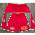 Men's San Francisco 49ers Red 2022 Just Don Shorts