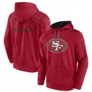 Men's San Francisco 49ers Red Defender Evo Pullover Hoodie