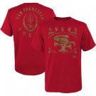 Men's San Francisco 49ers Red Liquid Camo Logo T Shirt