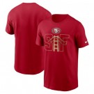 Men's San Francisco 49ers Red Local Essential T Shirt