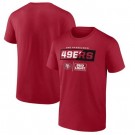 Men's San Francisco 49ers Red NFL x Bud Light T Shirt