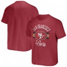Men's San Francisco 49ers Red NFL x Darius Rucker Collection Stripe T Shirt