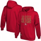Men's San Francisco 49ers Red School of Hard Knocks Pullover Hoodie