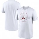 Men's San Francisco 49ers White Legend Icon T-Shirt
