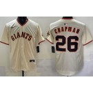 Men's San Francisco Giants #26 Matt Chapman Cream Limited Jersey