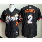 Men's San Francisco Giants #2 Willy Adames Black 2025 City Connect Limited Jersey