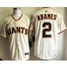 Men's San Francisco Giants #2 Willy Adames Cream Limited Jersey