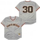 Men's San Francisco Giants #30 Orlando Cepeda Gray 1962 Throwback Jersey