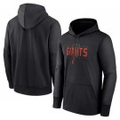 Men's San Francisco Giants Black Authentic Collection Pregame Performance Pullover Hoodie
