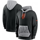 Men's San Francisco Giants Black Heritage Tri Blend Pullover Hoodie