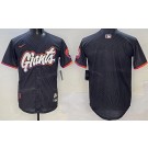 Men's San Francisco Giants Blank Black 2025 City Connect Limited Jersey