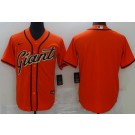 Men's San Francisco Giants Blank Orange Cool Base Jersey