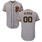 Men's San Francisco Giants Customized Gray 2 FlexBase Jersey