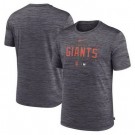 Men's San Francisco Giants Dark Gray Velocity Performance Practice T Shirt