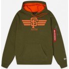 Men's San Francisco Giants Green Alpha Industries Pullover Hoodie