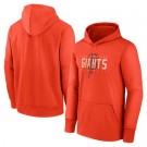 Men's San Francisco Giants Orange Authentic Collection Pregame Performance Pullover Hoodie