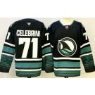 Men's San Jose Sharks #71 Macklin Celebrini Black Authentic Jersey