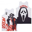 Men's Scream White Basketball Jersey