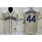 Men's Seattle Mariners #44 Julio Rodriguez Gream Cool Base Jersey