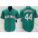 Men's Seattle Mariners #44 Julio Rodriguez Green Cool Base Jersey