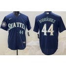 Men's Seattle Mariners #44 Julio Rodriguez Navy Limited Jersey