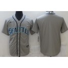 Men's Seattle Mariners Blank Gray Cool Base Jersey