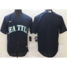 Men's Seattle Mariners Blank Navy Cool Base Jersey