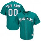 Men's Seattle Mariners Customized Green Cool Base Jersey