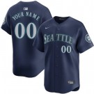 Men's Seattle Mariners Customized Navy Limited Jersey