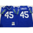 Men's Seattle Seahawks #45 Kenny Easley Blue 1984 Throwback Jersey
