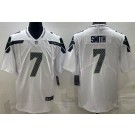 Men's Seattle Seahawks #7 Geno Smith Limited White Vapor Jersey