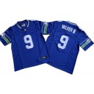 Men's Seattle Seahawks #9 Kenneth Walker III Limited Blue FUSE Vapor Jersey