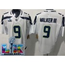 Men's Seattle Seahawks #9 Kenneth Walker III Limited White Super Bowl LX FUSE Vapor Jersey