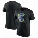 Men's Seattle Seahawks Black 2024 Draft Illustrated T Shirt