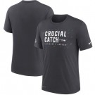 Men's Seattle Seahawks Charcoal 2021 Crucial Catch Performance T-Shirt
