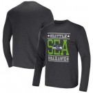 Men's Seattle Seahawks Dark Gray NFL x Darius Rucker Collection Long Sleeve T Shirt