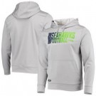 Men's Seattle Seahawks Gray Printed Pullover Hoodie 302507