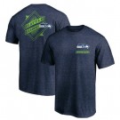 Men's Seattle Seahawks Iconic Retro Diamond Scroll Printed T-Shirt 0939