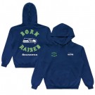 Men's Seattle Seahawks Navy Born x Raised Pullover Hoodie