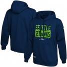Men's Seattle Seahawks Navy School of Hard Knocks Pullover Hoodie